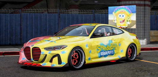 BMW M4 Spongbob Patrick [Dinamic Lights] | Gamers Cafe