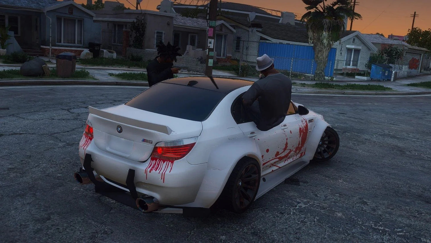 BMW M5 E60 Drift Blood Widebody 6 Seater Slider | A1 Customs