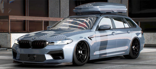 BMW M5 Touring Competition Custom w/Roof Box | Complain