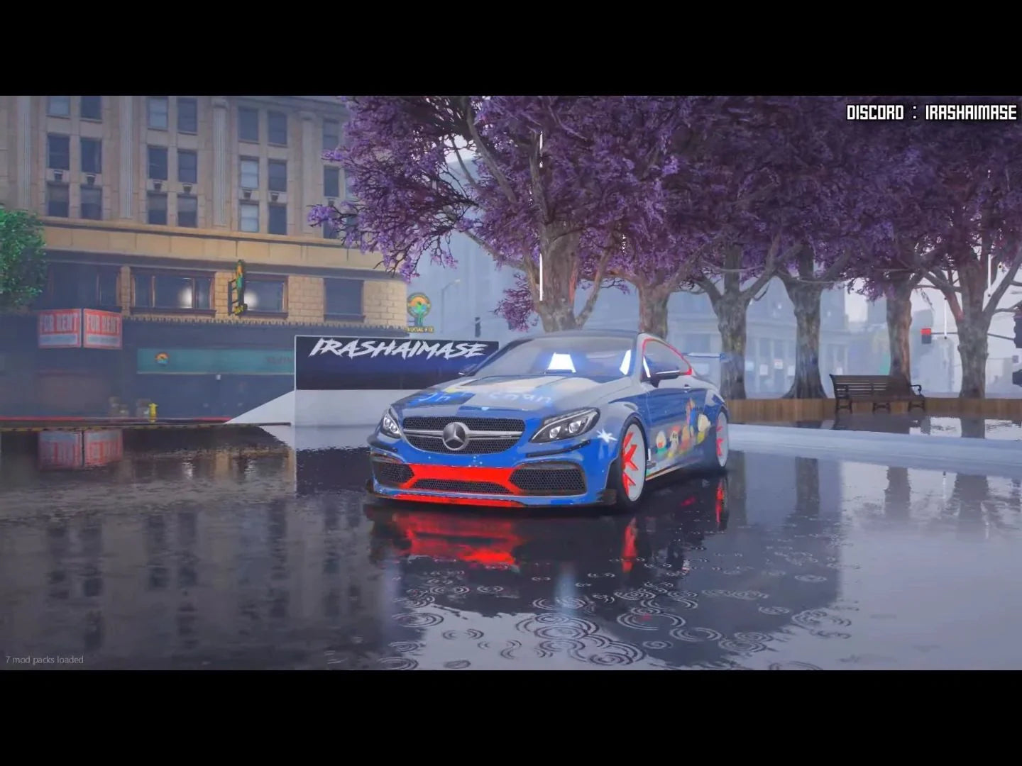 Benz C63S Shin Chan Edition