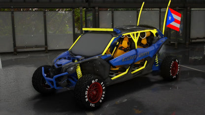 Can-Am 4x4 Custom Your National Flag and Speakers | WD Customs