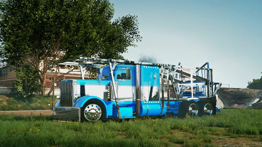 Car carrier Truck and Trailer | Flairs Semis Truck