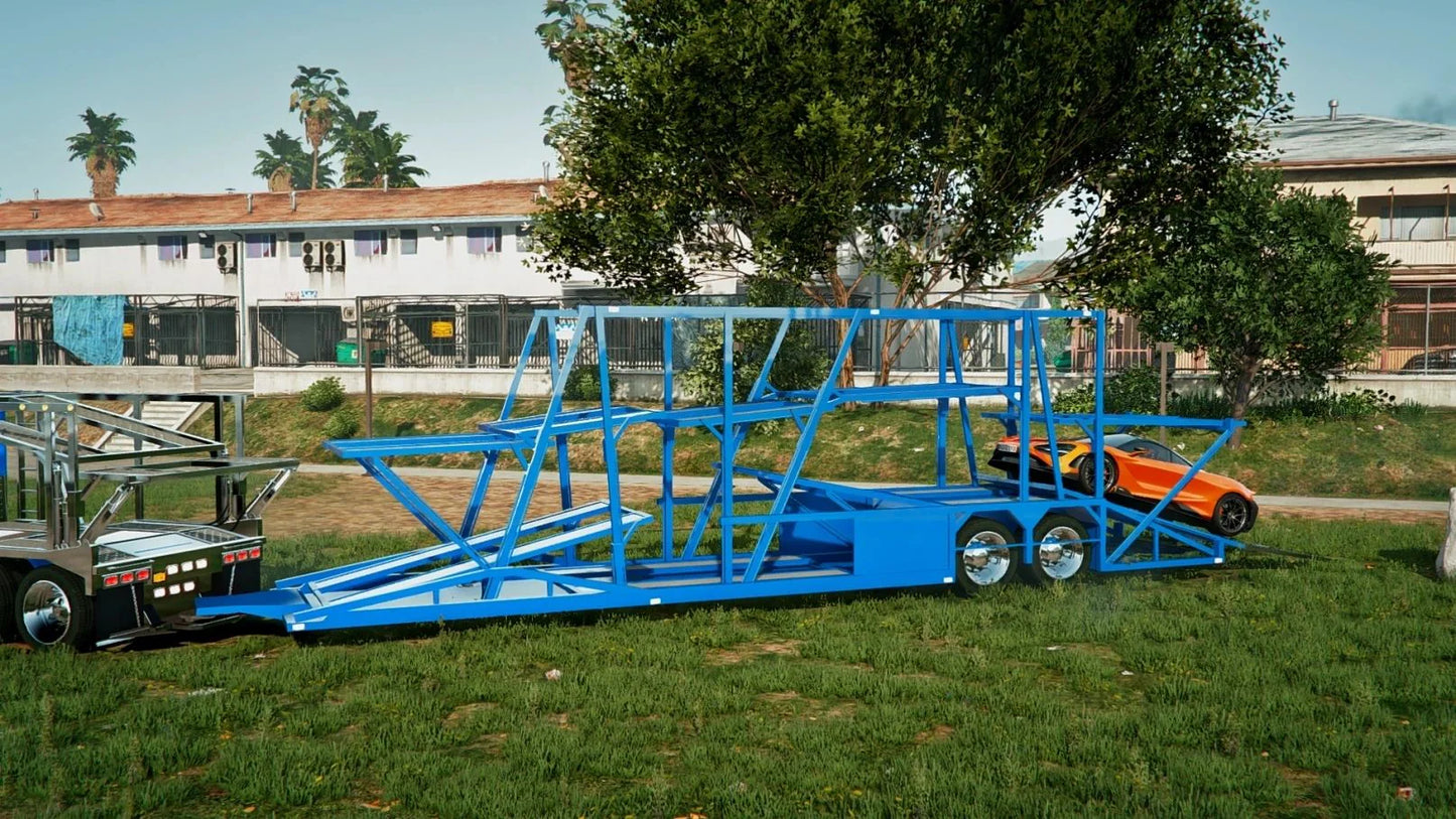 Car carrier Truck and Trailer | Flairs Semis Truck