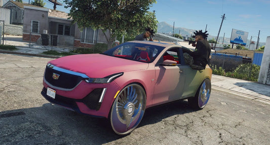 Cadillac CT5 On Dub Floaters 6 Seater Slider | A1 Customs
