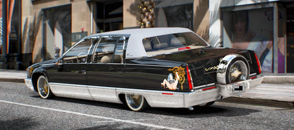 Cadillac Fleetwood Lowrider Monalisa | Unlistickz