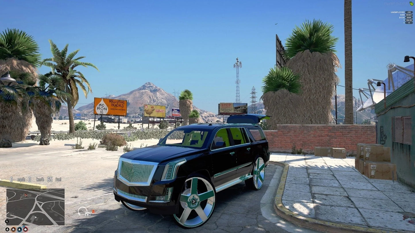 Cadillac Escalade on DUB with Speakers | Otis