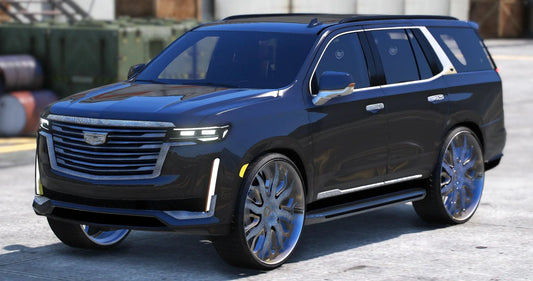 Cadillac Escalade on VVS Ruccis Bulletproof (6 Seater) Slider | Flexx Gordon