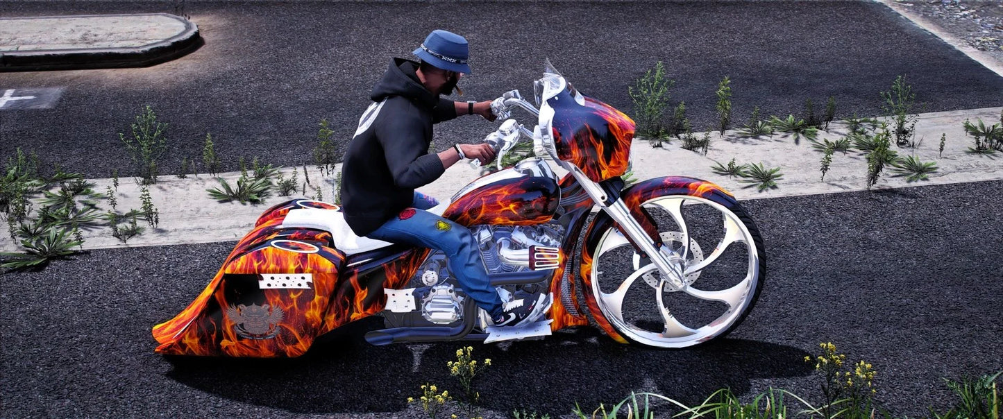 Chopper Flame | Krazy Customs