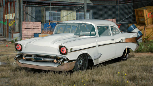 Chevy BelAir Bloody Eyes 1957 Drag | L11RY