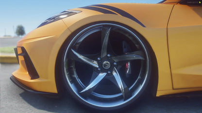 Chevy C8 Forgiato Folding Side Mirror | Trill