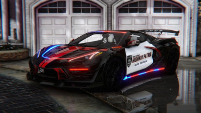 Chevrolet C8 Police | DL Cars