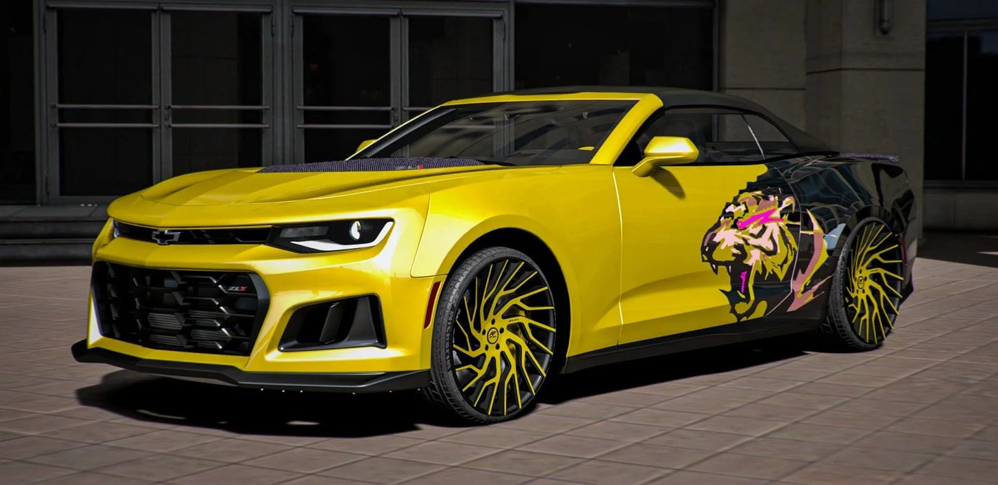 Chevy Camaro ZL1 Convertible on Armani Forged Rims | JanKiE