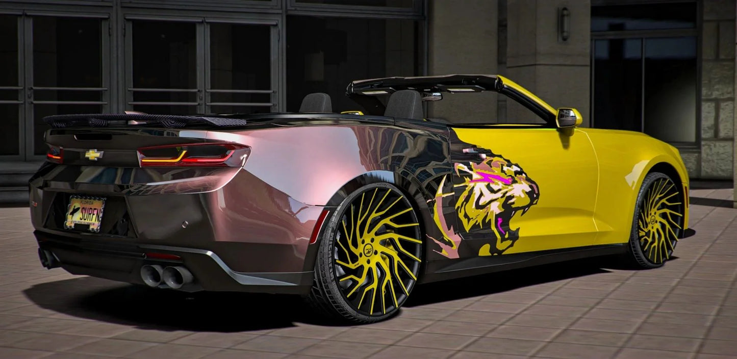 Chevy Camaro ZL1 Convertible on Armani Forged Rims | JanKiE