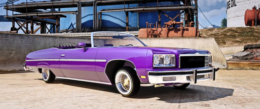 Chevy Caprice Lowrider 1975 [Animation Roof] (Working Hydraulic) | One Deep