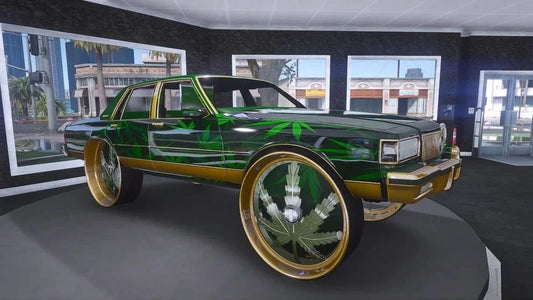 Chevrolet Caprice On Pot Leaf Floaters "How High" | PNUT Customs