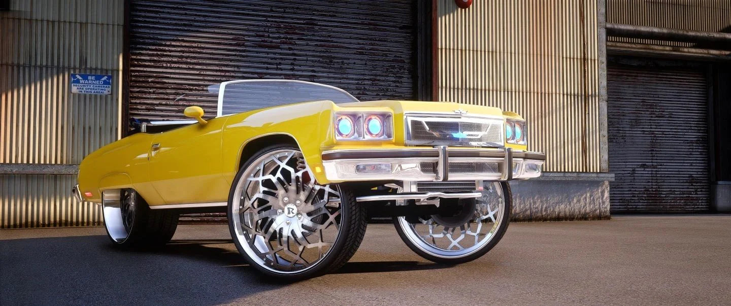 Chevy Caprice Vert 1975 Donk | H3C Customs