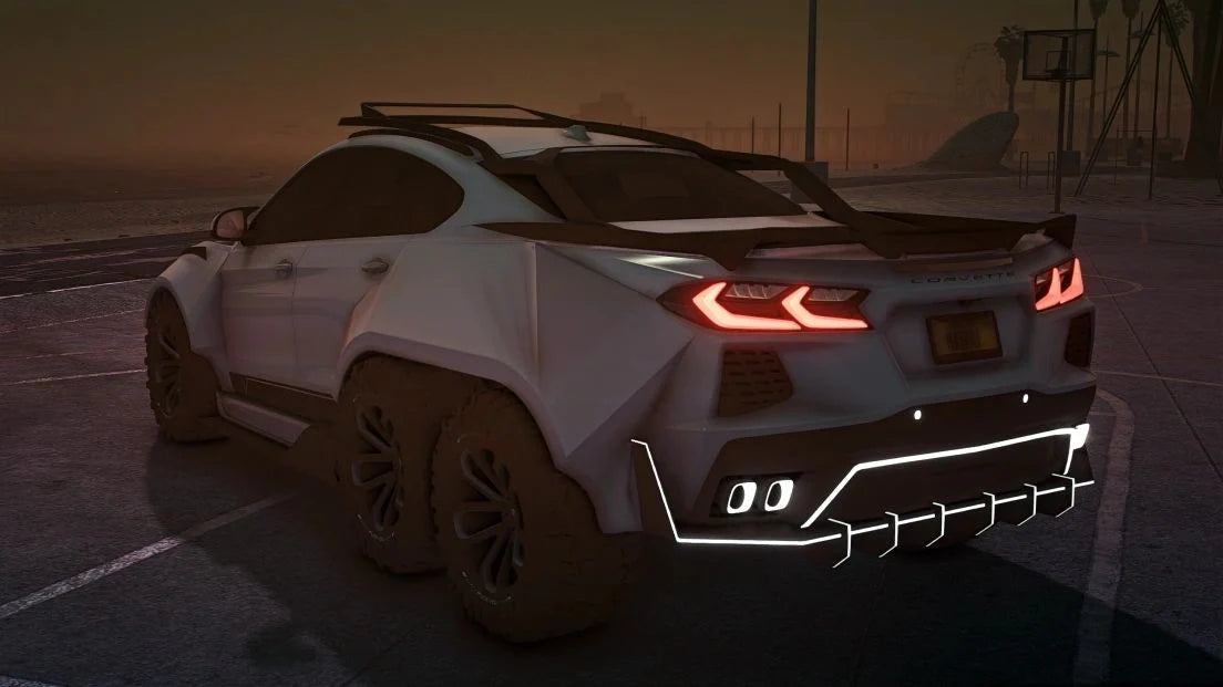 Chevrolet Corvette 6x6 | Domyah Abuloay
