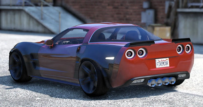 Chevy Corvette C6 ZR1 With Carbon Fenders | SGI Customs
