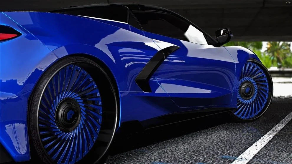 Chevrolet Corvette C8 Animated Top on Forgiatos | PNUT Customs