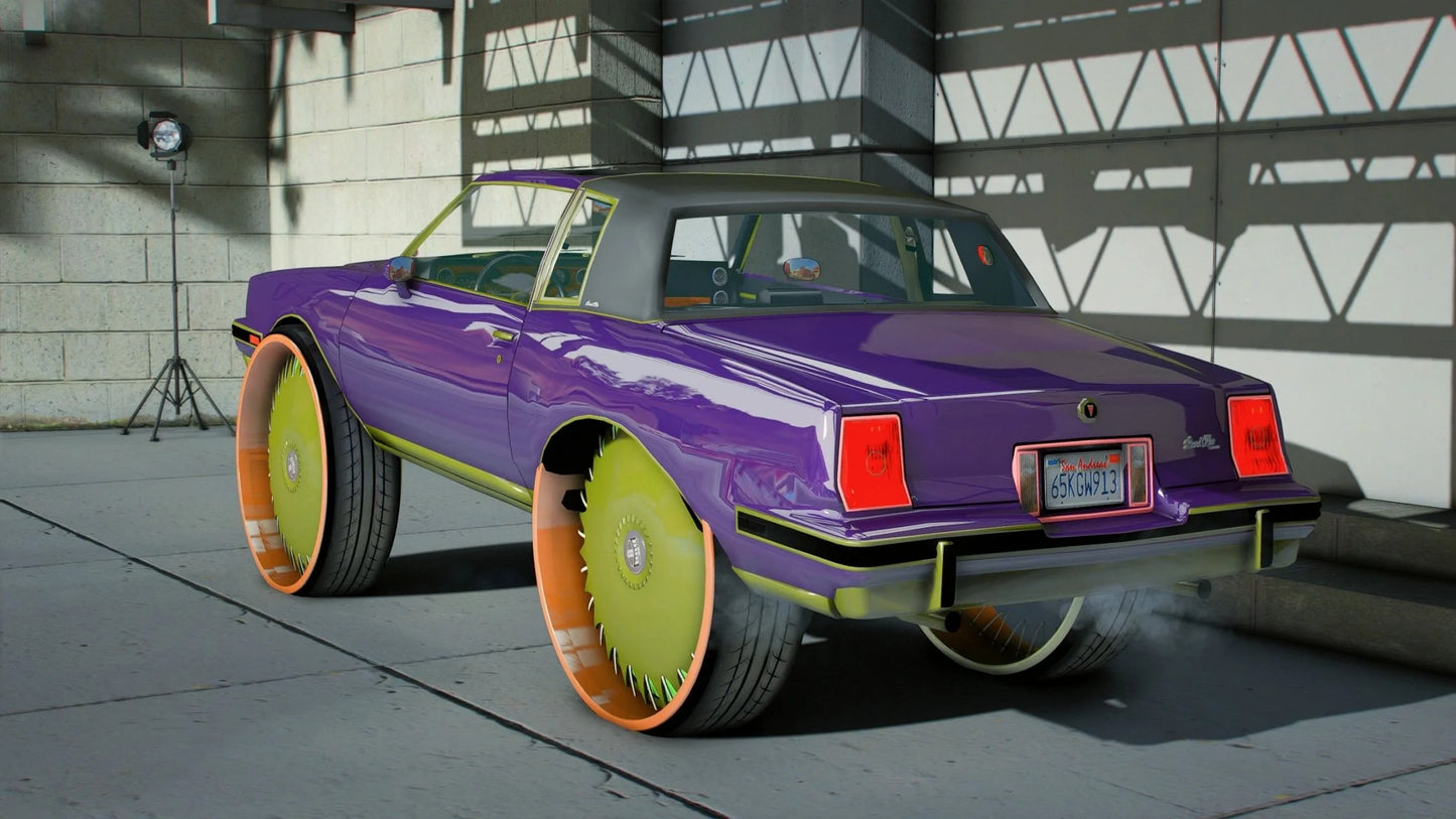 Chevy Grand Prix 2+2 Donk Spiners 1985 | Ismackz