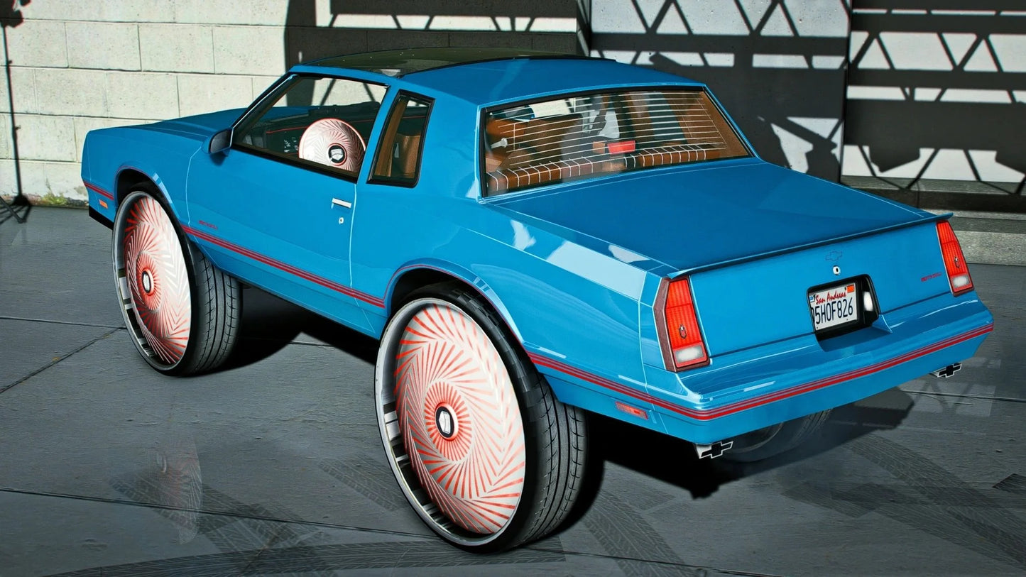 Chevy Monte Carlo T-Tops 1988 Donk Float | ReggieG