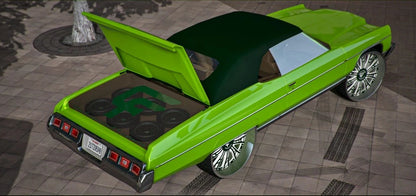 Chevy Impala 1972 Cabrio anim Donk | Underground Customs