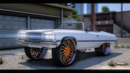 Chevy Impala Droptop On Glo Forged Rims | GF Garage
