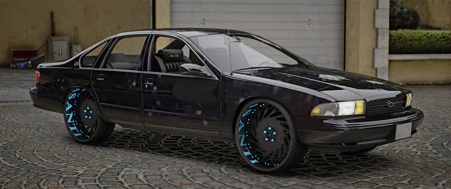 Chevy Impala Wrapped 1996 Donk | Krazy Custom