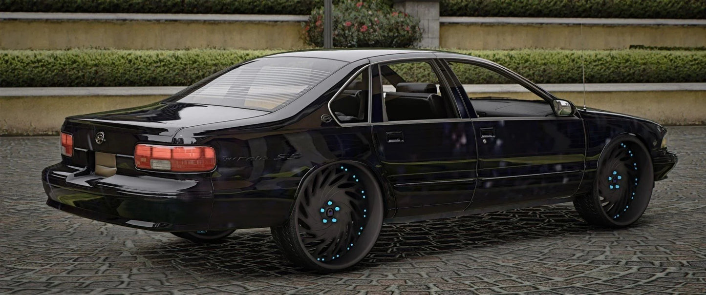 Chevy Impala Wrapped 1996 Donk | Krazy Custom