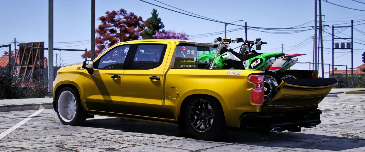 Chevy Silverado 2020 with bikes | Bunny