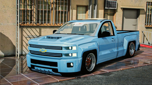 Chevy Silverado HD Slammed 2015 | Jacks