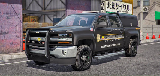 Chevy Silverado Police Crime Scene 2018 | Grime
