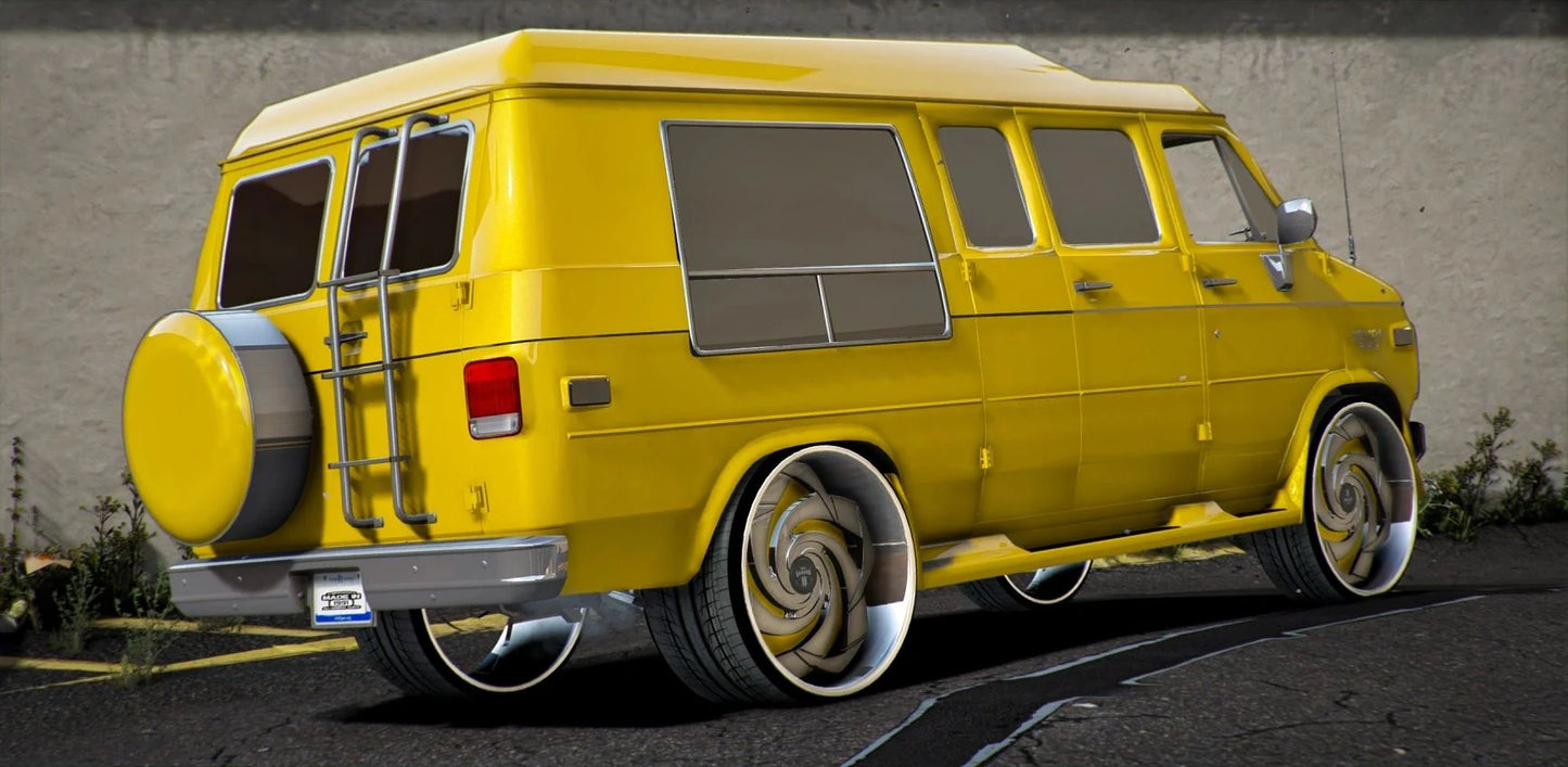 Chevy Van G20 on Floats | Ismackzi