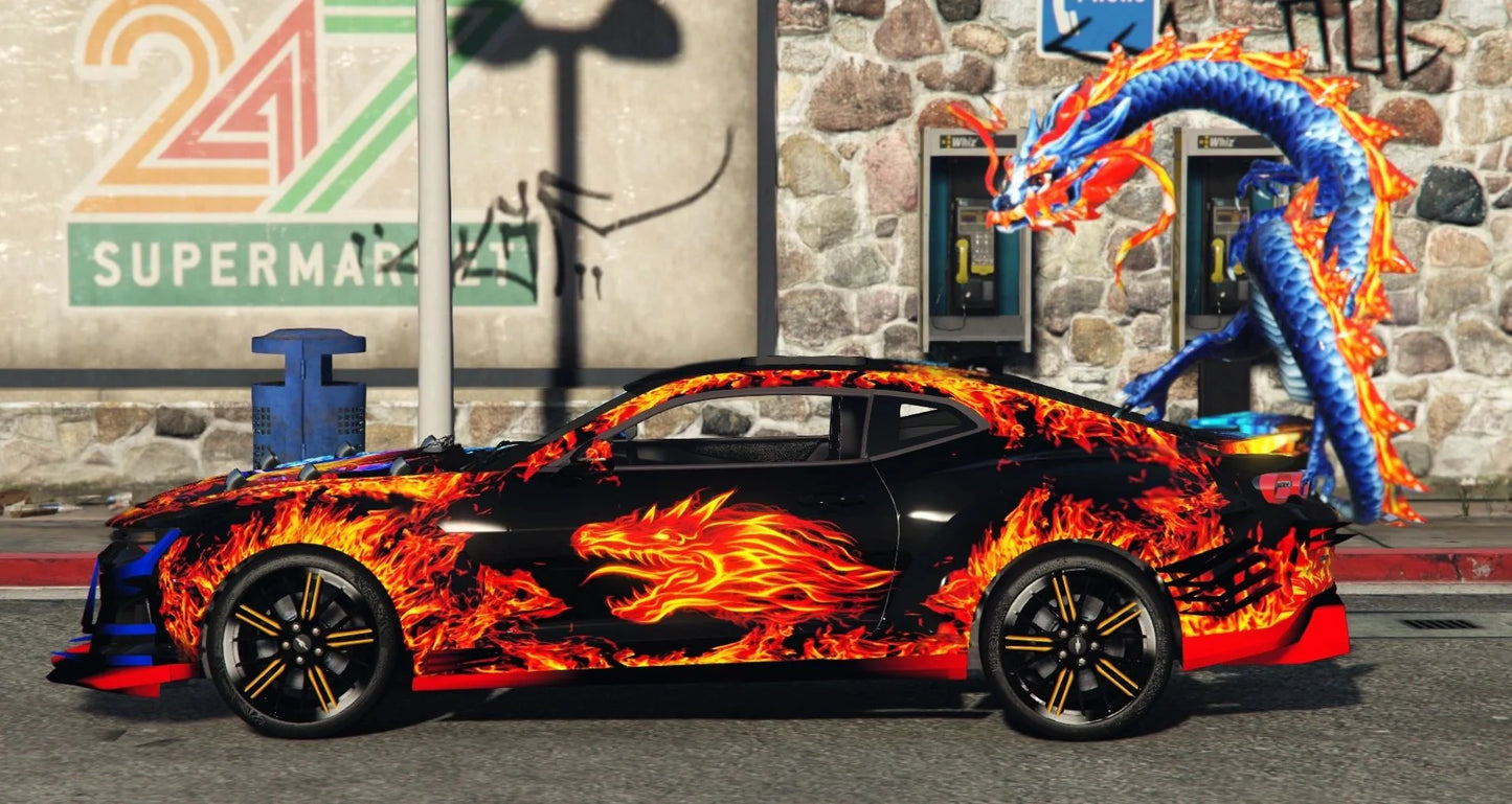 Camaro Glowing Livery and 3D Animation | CaRot Designs