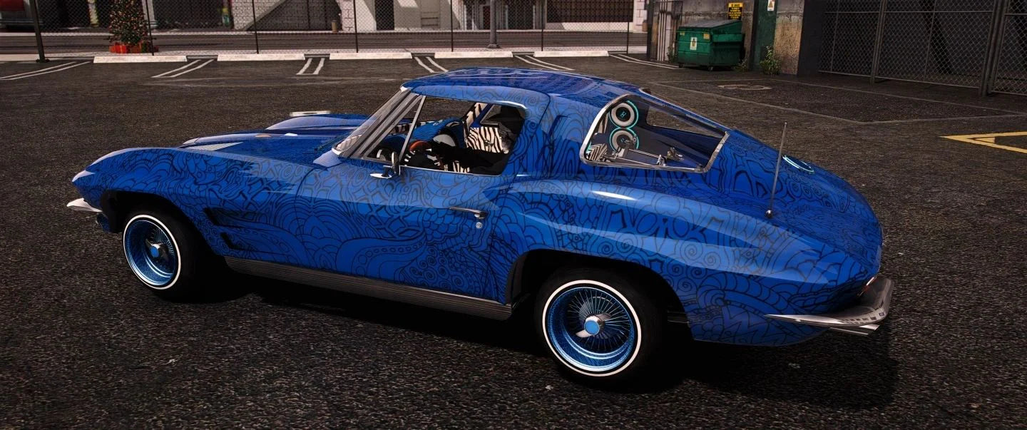 Corvette 1963 Lowrider | Owl Frost
