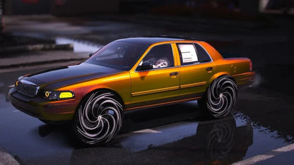 Crown Vic On Azaras With 2020 Mercedes-Benz interior | PNUT CUSTOMS