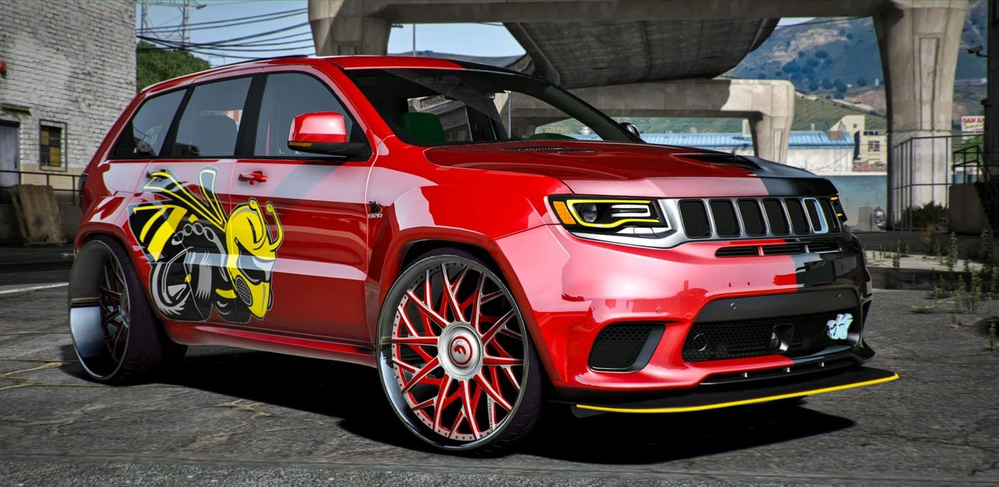 Custom 1320 Scatpack 2 Tone Jeep Grand Cherokee Trackhawk On Forgiatos | Donk Boyz