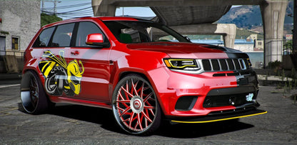 Custom 1320 Scatpack 2 Tone Jeep Grand Cherokee Trackhawk On Forgiatos | Donk Boyz