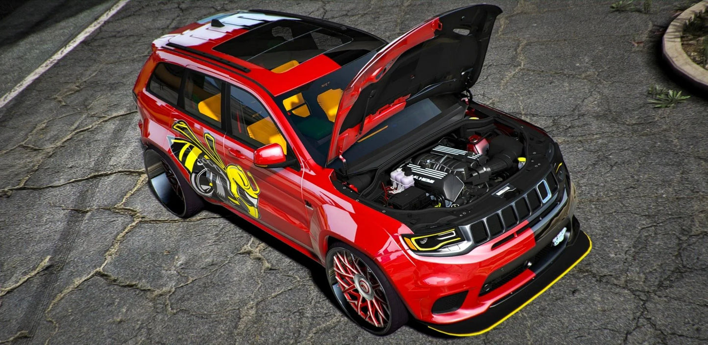 Custom 1320 Scatpack 2 Tone Jeep Grand Cherokee Trackhawk On Forgiatos | Donk Boyz