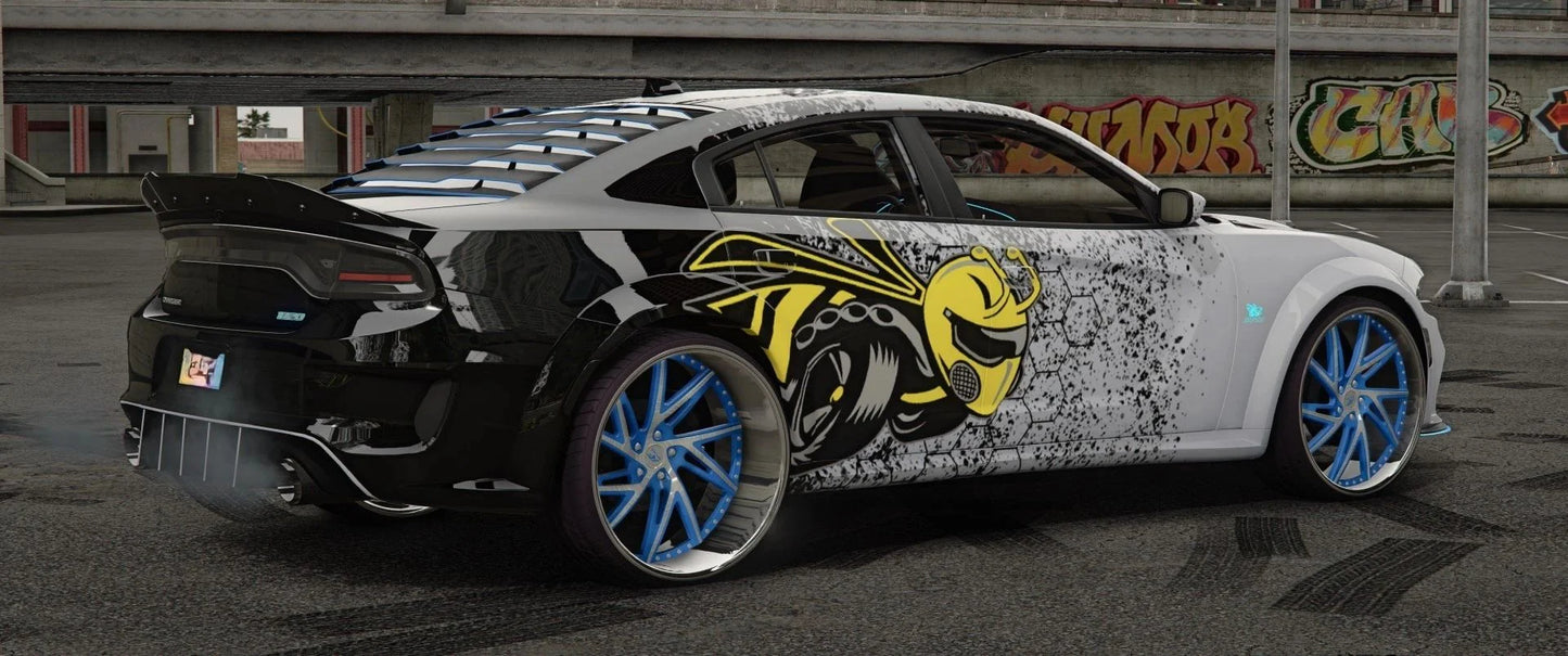 Custom 1320 Scatpack Dodge Charger SRT Ghoul On Armani Forged Rims | Scat Builds