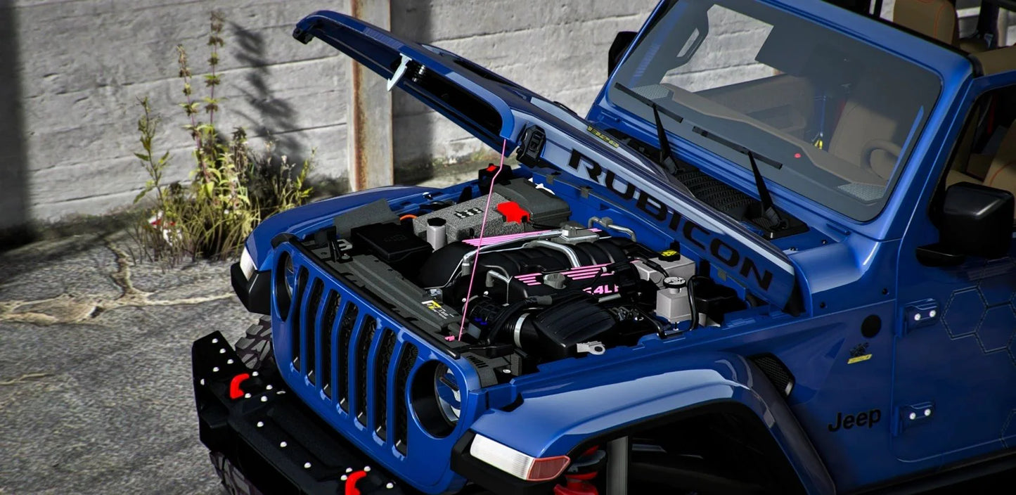 Custom 1320 Scatpack Jeep Rubicon 4x4 On Forgiatos Rims | PN Customs