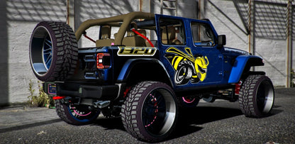 Custom 1320 Scatpack Jeep Rubicon 4x4 On Forgiatos Rims | PN Customs
