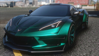 Custom 2021 Chevrolet Corvette AeroVette C8 Autoroof | 4K Customs