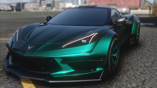 Custom 2021 Chevrolet Corvette AeroVette C8 Autoroof | 4K Customs