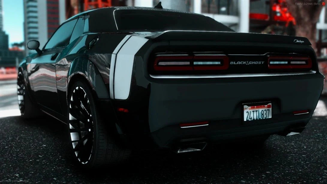 Custom 2023 Dodge Challenger 1000HP Hellcat Redeye Black Ghost Edition On Forgiato Sincro's | 4K Customs