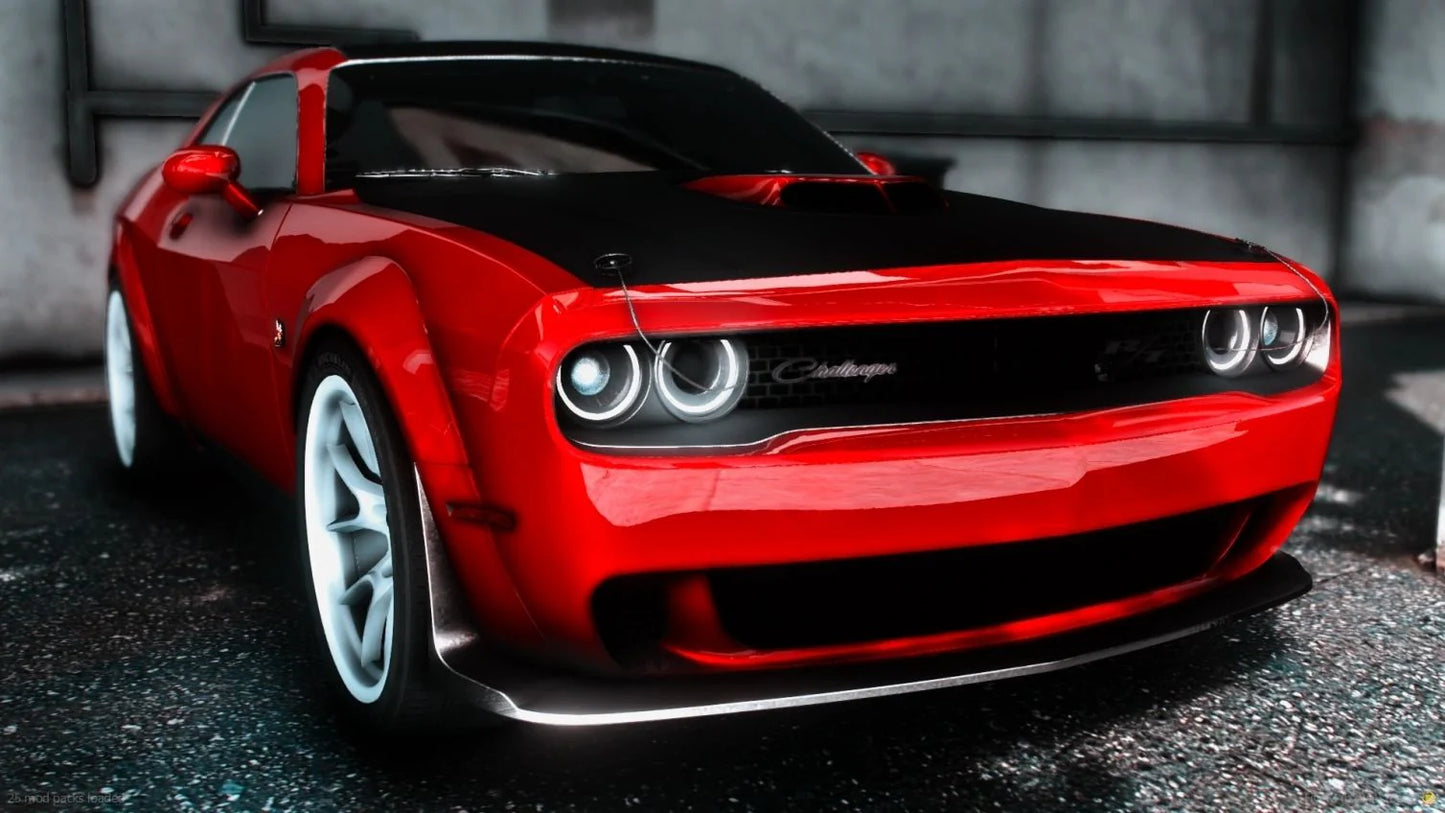 Custom 2023 Dodge Challenger R/T Scat Pack Shaker Widebody (Animated Windows) | 4K Customs
