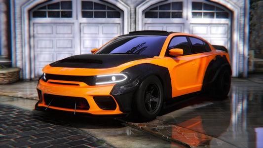 Custom 2021 Dodge Charger Demon Carbon Body Widebody | 4K Customs