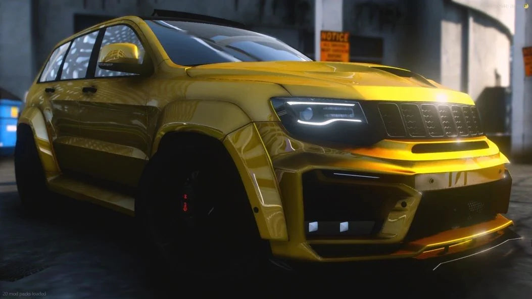 Custom 2023 Jeep Grand Cherokee "Rhino_srt8" Replica | 4K Customs