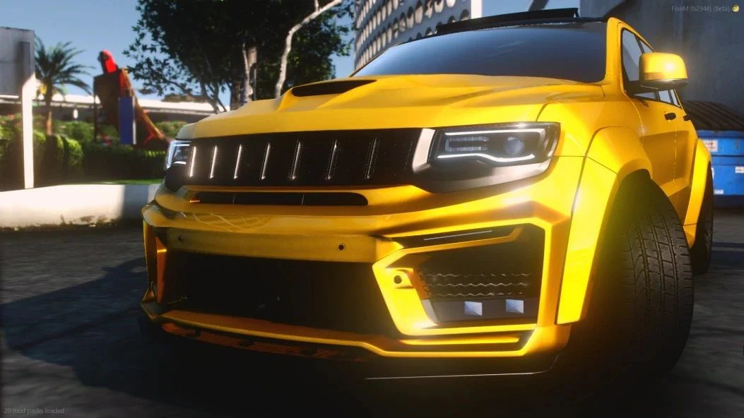 Custom 2023 Jeep Grand Cherokee "Rhino_srt8" Replica | 4K Customs