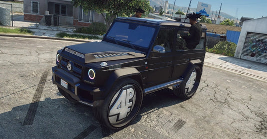 Custom Brabus G900 6 Seater Slider With Sound Box, Guns, Bags, LV Bag | A1 Customs
